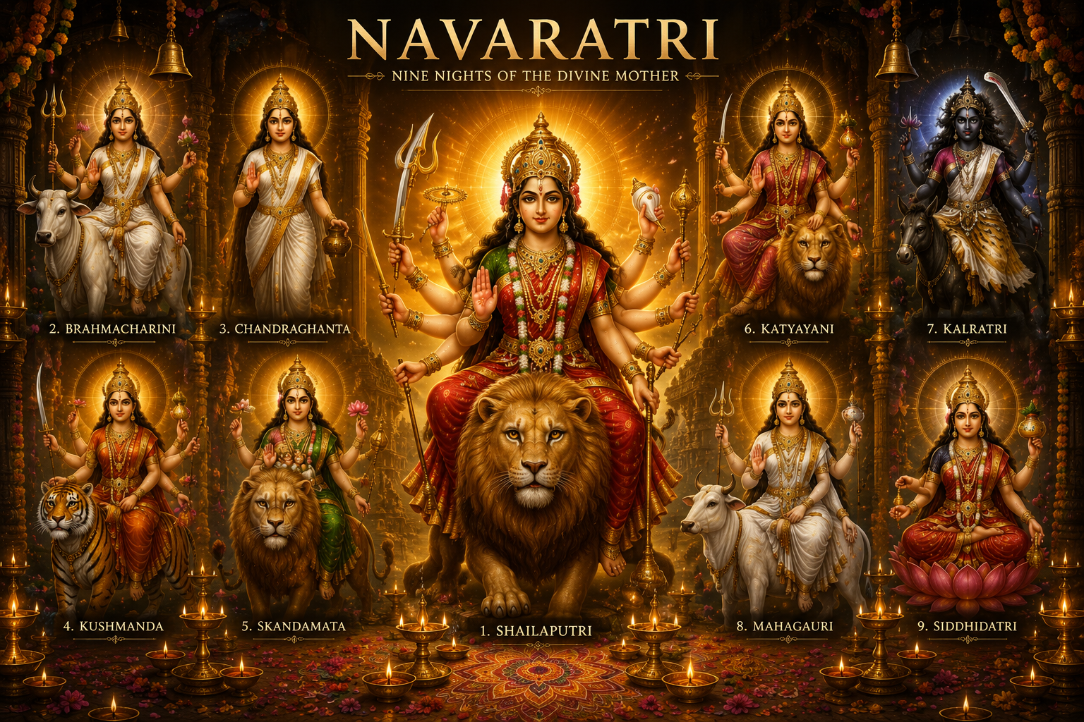 Navaratri: Nine Sacred Nights of the Divine Mother